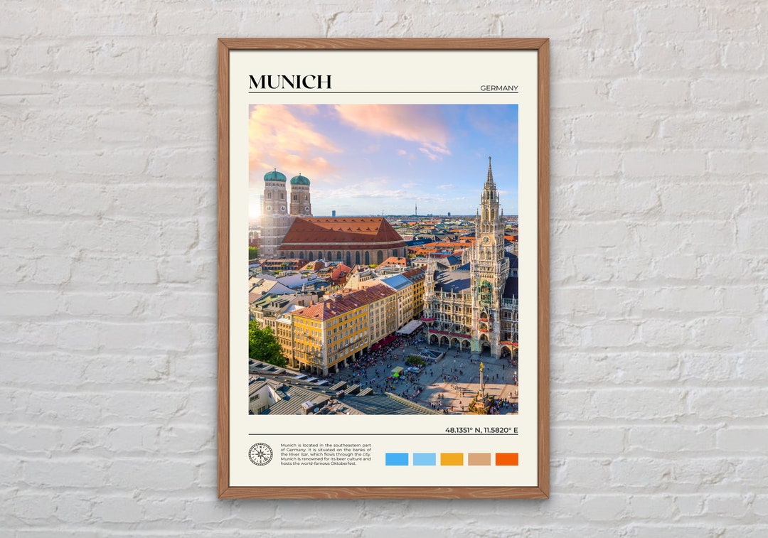 Real Photo, Munich Print, Munich Wall Art, Munich Poster, Munich Photo ...