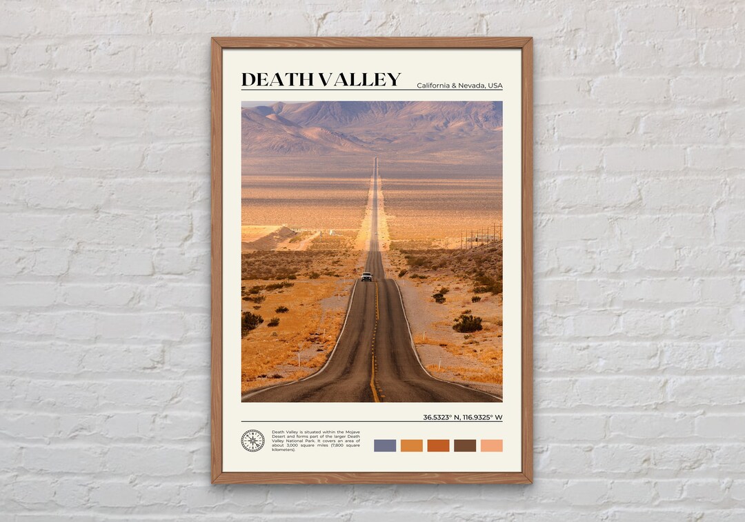 Real Photo, Death Valley Print, Death Valley Wall Art, Death Valley ...
