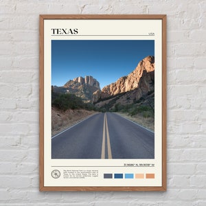 Vraie photo, impression du Texas, art mural Texas, affiche du Texas, photo du Texas, impression d'affiche du Texas, décoration murale du Texas, impression d'affiche des États-Unis