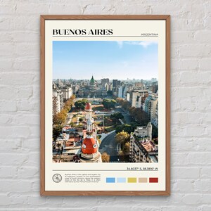 Vraie photo, impression Buenos Aires, art mural Buenos Aires, affiche Buenos Aires, photo Buenos Aires, décoration Buenos Aires, affiche Argentine