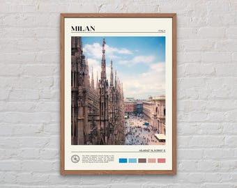 Real Photo, Milan Print, Milan Wall Art, Milan Poster, Milan Photo, Milan Poster Print, Milan Wall Decor, Italy Poster Print, Europe