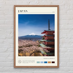 Foto real, impressão japonesa, arte de parede japonesa, pôster japonês, foto japonesa, impressão de pôster japonês, decoração de parede japonesa, Tóquio, impressão de pôster asiático