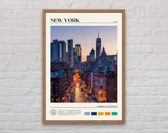 Real Photo, New York State Print, New York Wall Art, New York Poster, New York Photo, New York Poster Print, New York Decor, USA