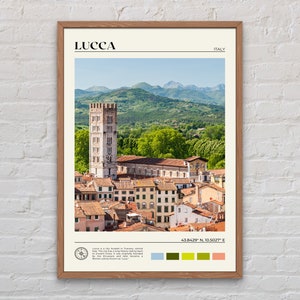 Echte foto, Lucca-afdruk, Lucca-muurkunst, Lucca-poster, Lucca-foto, Lucca-posterafdruk, Lucca-muurdecoratie, Europa, Italië-posterafdruk