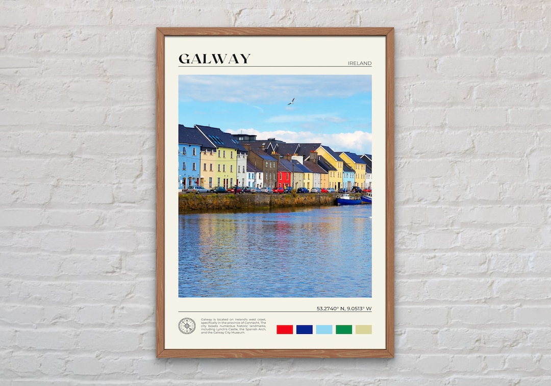 Real Photo, Galway Print, Galway Wall Art, Galway Poster, Galway Photo