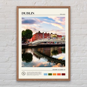 Real Photo, Dublin Print, Dublin Wall Art, Dublin Poster, Dublin Photo, Dublin Poster Print, Dublin Wall Decor, Ireland Poster