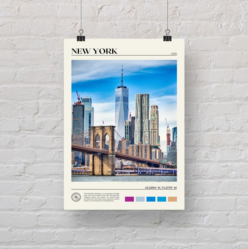 Real Photo, New York State Print, New York Wall Art, New York Poster, New York Photo, New York Poster Print, New York Decor, USA image 5