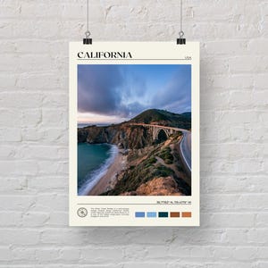 Real Photo, California Print, California Wall Art, California Poster, California Photo, California Poster Print, California Decor image 5