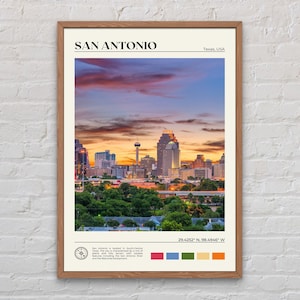 Real Photo, San Antonio Print, San Antonio Art, San Antonio Poster, San Antonio Photo, San Antonio Poster Print, San Antonio Decor image 1