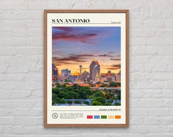 Echtes Foto, San Antonio Druck, San Antonio Kunst, San Antonio Poster, San Antonio Foto, San Antonio Poster Druck, San Antonio Dekor