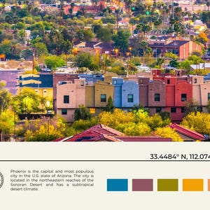 Echte foto, Phoenix-afdruk, Phoenix-muurkunst, Phoenix-poster, Phoenix-foto, Phoenix-posterafdruk, Phoenix-muurdecoratie, Arizona-afdruk afbeelding 6