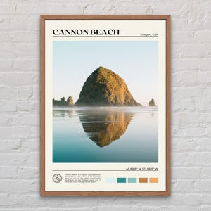Real Photo, Cannon Beach Print, Cannon Beach Wall Art, Cannon Beach Poster, Cannon Beach Photo, Cannon Beach Wall Decor, Oregon, USA