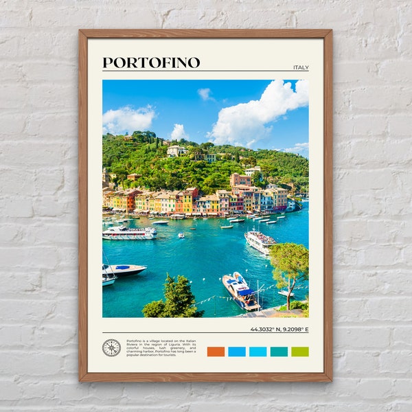 Real Photo, Portofino Print, Portofino Wall Art, Portofino Poster, Portofino Photo, Portofino Poster Print, Portofino Decor, Italy