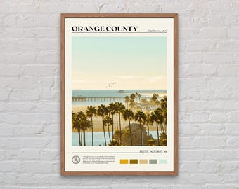 Real Photo, Orange County Print, Orange County Wall Art, Orange County Poster, Orange County Poster Print, Orange County Photo, USA