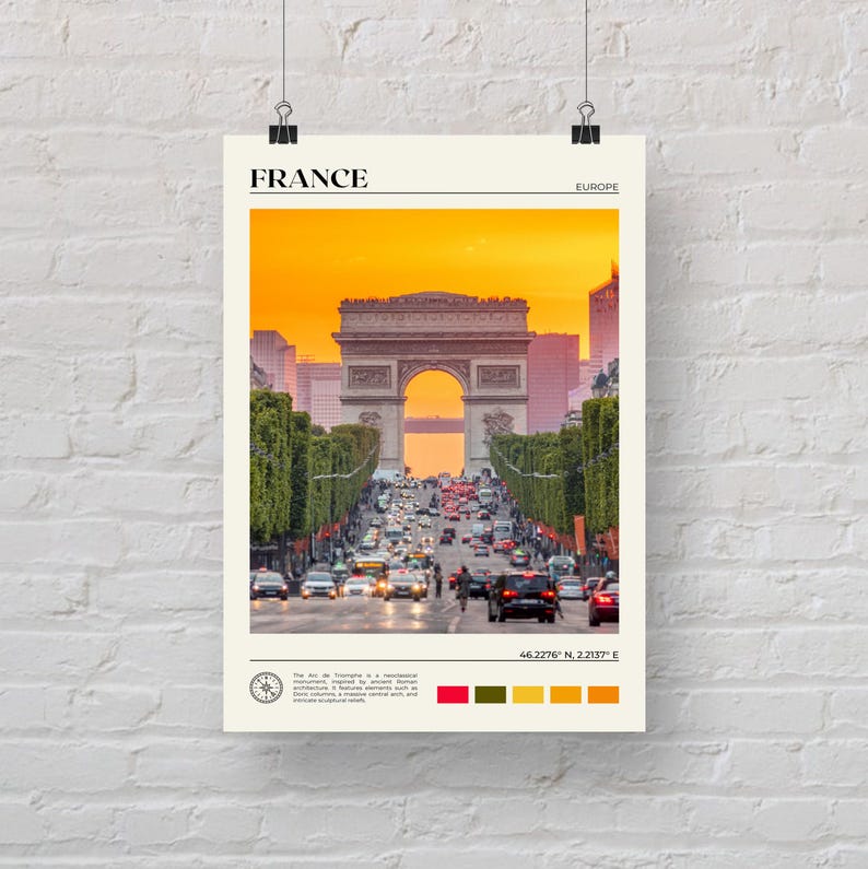 Real Photo, France Print, France Wall Art, France Poster, France Photo, France Poster Print, France Wall Decor, Paris, Europe Print image 5