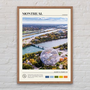 Vraie photo, impression de Montréal, art mural Montréal, affiche de Montréal, photo de Montréal, impression d'affiche de Montréal, décoration de Montréal, impression du Canada