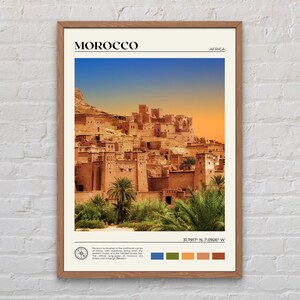 Vraie photo, impression du Maroc, art mural Maroc, affiche du Maroc, photo du Maroc, impression d'affiche du Maroc, décoration murale du Maroc, affiche de l'Afrique
