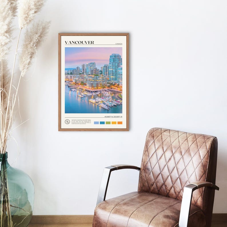 Real Photo, Vancouver Print, Vancouver Wall Art, Vancouver Poster, Vancouver Photo, Vancouver Poster Print, Vancouver Decor, Canada image 2