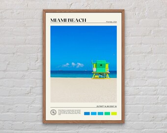 Real Photo, Miami Beach Print, Miami Beach Art, Miami Beach Poster, Miami Beach Photo, Miami Beach Poster Print, Miami Beach Decor