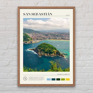 Real Photo, San Sebastián Print, San Sebastián Wall Art, San Sebastián Poster, San Sebastián Photo, San Sebastián Wall Decor, Spain