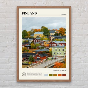 Echtes Foto, Finnland Druck, Finnland Wandkunst, Finnland Poster, Finnland Foto, Finnland Poster Druck, Finnland Wanddekor, Europa Druck