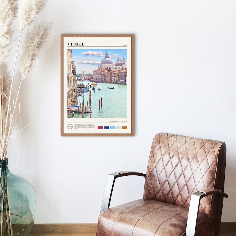 Riktigt foto, Venedig-tryck, Venedig väggkonst, Venedig affisch, Venedig foto, Venedig affischtryck, Venedig väggdekor, Italien affischtryck bild 2
