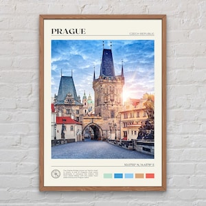 Real Photo, Prague Print, Prague Wall Art, Prague Poster, Prague Photo, Prague Poster Print, Prague Wall Decor, Czech Republic image 1