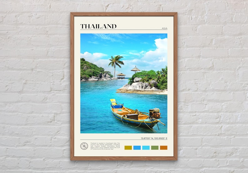 Real Photo, Thailand Print, Thailand Wall Art, Thailand Poster, Thailand Photo, Thailand Poster Print, Thailand Wall Decor, Asia image 1