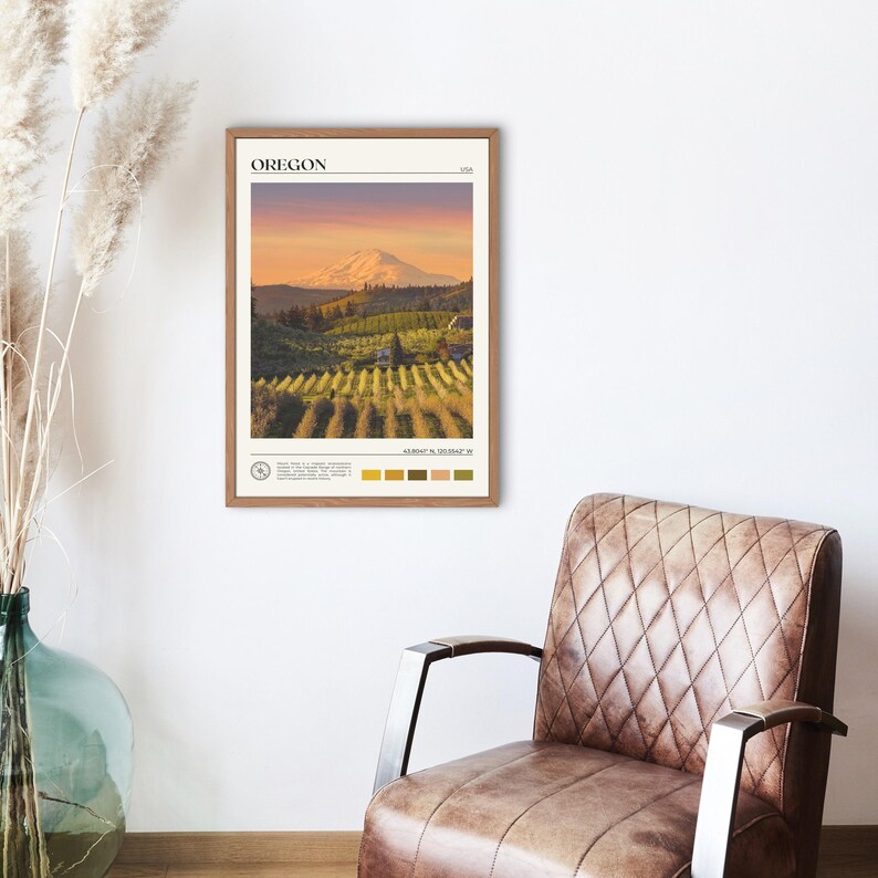 Real Photo, Oregon Print, Oregon Wall Art, Oregon Poster, Oregon Photo, Oregon Poster Print, Oregon Wall Decor, USA Poster Print image 2