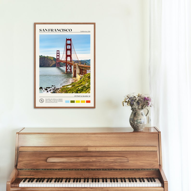 Real Photo, San Francisco Print, San Francisco Wall Art, San Francisco Poster, San Francisco Photo, San Francisco Poster Print, USA image 4