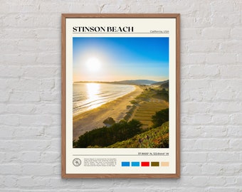 Real Photo, Stinson Beach Print, Stinson Beach Wall Art, Stinson Beach Poster, Stinson Beach Photo, Stinson Beach Wall Decor, USA