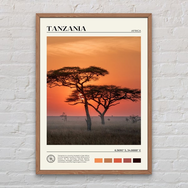 Real Photo, Tanzania Print, Tanzania Wall Art, Tanzania Poster, Tanzania Photo, Tanzania Poster Print, Tanzania Wall Decor, Africa