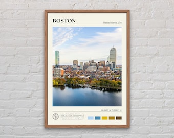 Real Photo, Boston Print, Boston Wall Art, Boston Poster, Boston Photo, Boston Poster Print, Boston Wall Decor, Massachusetts Poster
