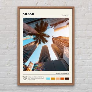 Real Photo, Miami Print, Miami Wall Art, Miami Poster, Miami Photo, Miami Poster Print, Miami Wall Decor, Florida Poster Print, USA