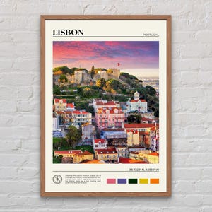 Real Photo, Lisbon Print, Lisbon Wall Art, Lisbon Poster, Lisbon Photo, Lisbon Poster Print, Lisbon Wall Decor, Portugal Poster image 1