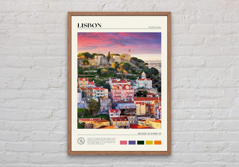 Real Photo, Lisbon Print, Lisbon Wall Art, Lisbon Poster, Lisbon Photo, Lisbon Poster Print, Lisbon Wall Decor, Portugal Poster image 1