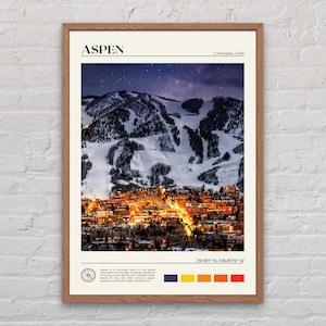 Real Photo, Aspen Print, Aspen Wall Art, Aspen Poster, Aspen Photo, Aspen Poster Print, Aspen Wall Decor, Colorado Poster Print, USA