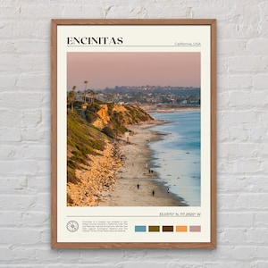 Real Photo, Encinitas Print, Encinitas Wall Art, Encinitas Poster, Encinitas Photo, Encinitas Poster Print, California Poster Print