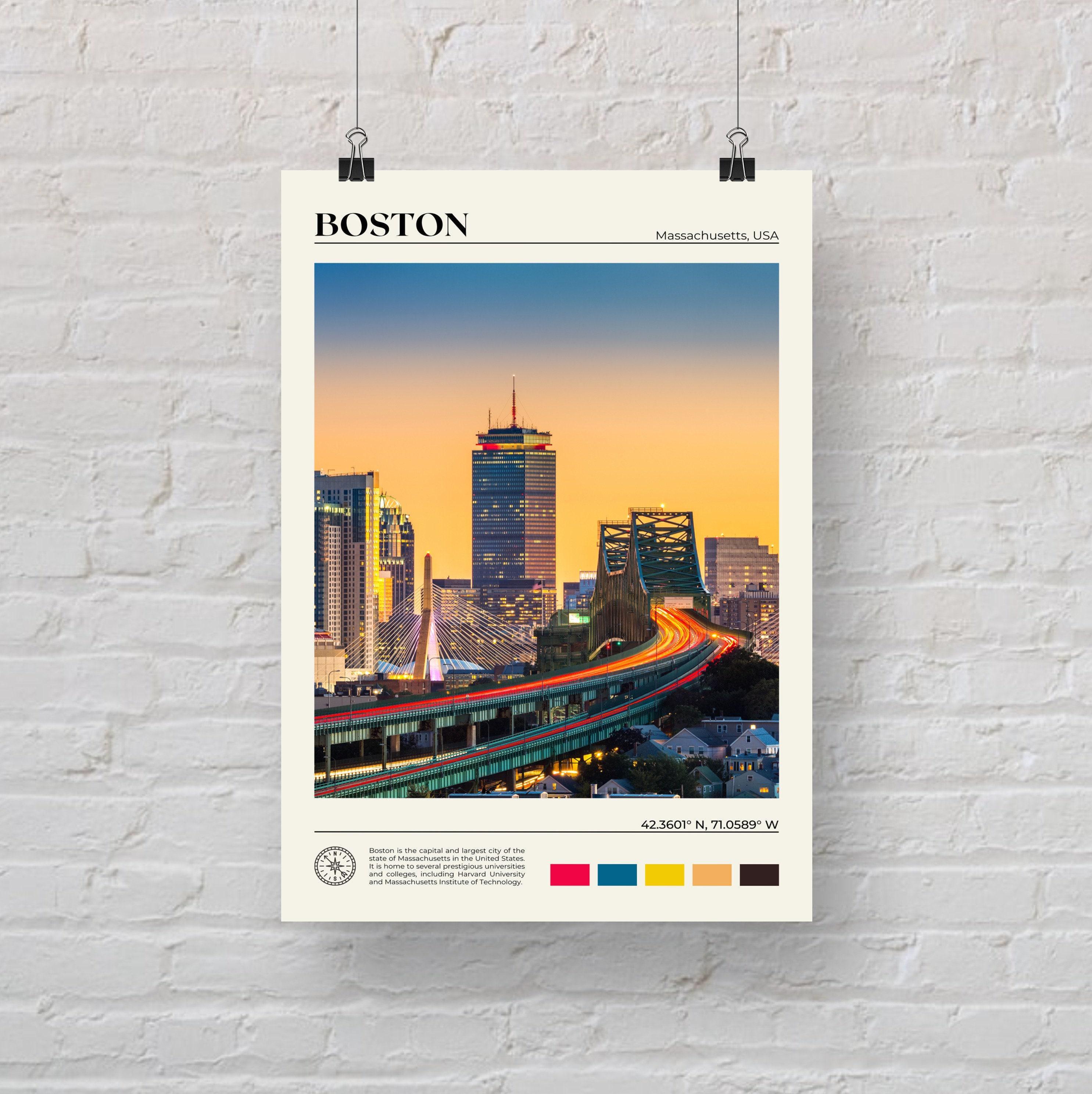 Real Photo, Boston Print, Boston Wall Art, Boston Poster, Boston Photo ...