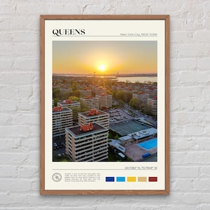 Real Photo, Queens Print, Queens Wall Art, Queens Poster, Queens Photo, Queens Poster Print, Queens Wall Decor, New York Poster Print