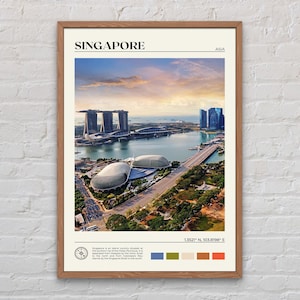Singapore poster - Etsy 日本
