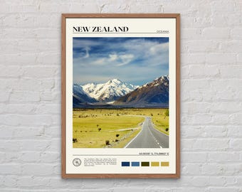 Real Photo, New Zealand Print, New Zealand Art, New Zealand Poster, New Zealand Photo, New Zealand Poster Print, New Zealand Decor