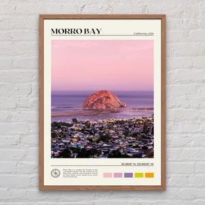 Real Photo, Morro Bay Print, Morro Bay Wall Art, Morro Bay Poster, Morro Bay Photo, Morro Bay Poster Print, Morro Bay Wall Decor, USA