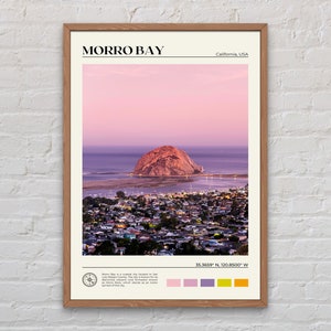 Echtes Foto, Morro Bay Druck, Morro Bay Wandkunst, Morro Bay Poster, Morro Bay Foto, Morro Bay Poster Druck, Morro Bay Wanddekor, USA
