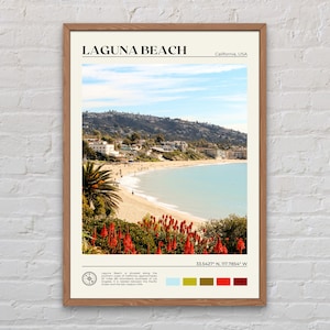 echtes Foto, Laguna Beach Druck, Laguna Beach Wandkunst, Laguna Beach Poster, Laguna Beach Foto, Laguna Beach Wanddekor, Kalifornien