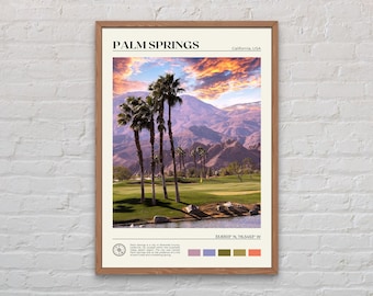 Real Photo, Palm Springs Print, Palm Springs Wall Art, Palm Springs Poster, Palm Springs Photo, Palm Springs Decor, California Print