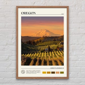 Real Photo, Oregon Print, Oregon Wall Art, Oregon Poster, Oregon Photo, Oregon Poster Print, Oregon Wall Decor, USA Poster Print image 1