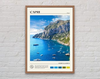 Echtes Foto, Capri Print, Capri Wandkunst, Capri Poster, Capri Foto, Capri Poster Drucken, Capri Wanddekor, Neapel, Kampanien, Italien