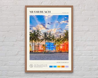 Real Photo, Miami Beach Print, Miami Beach Art, Miami Beach Poster, Miami Beach Photo, Miami Beach Poster Print, Miami Beach Decor