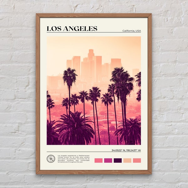 Real Photo, Los Angeles Print, Los Angeles Wall Art, Los Angeles Poster, Los Angeles Photo, Los Angeles Poster Print, California